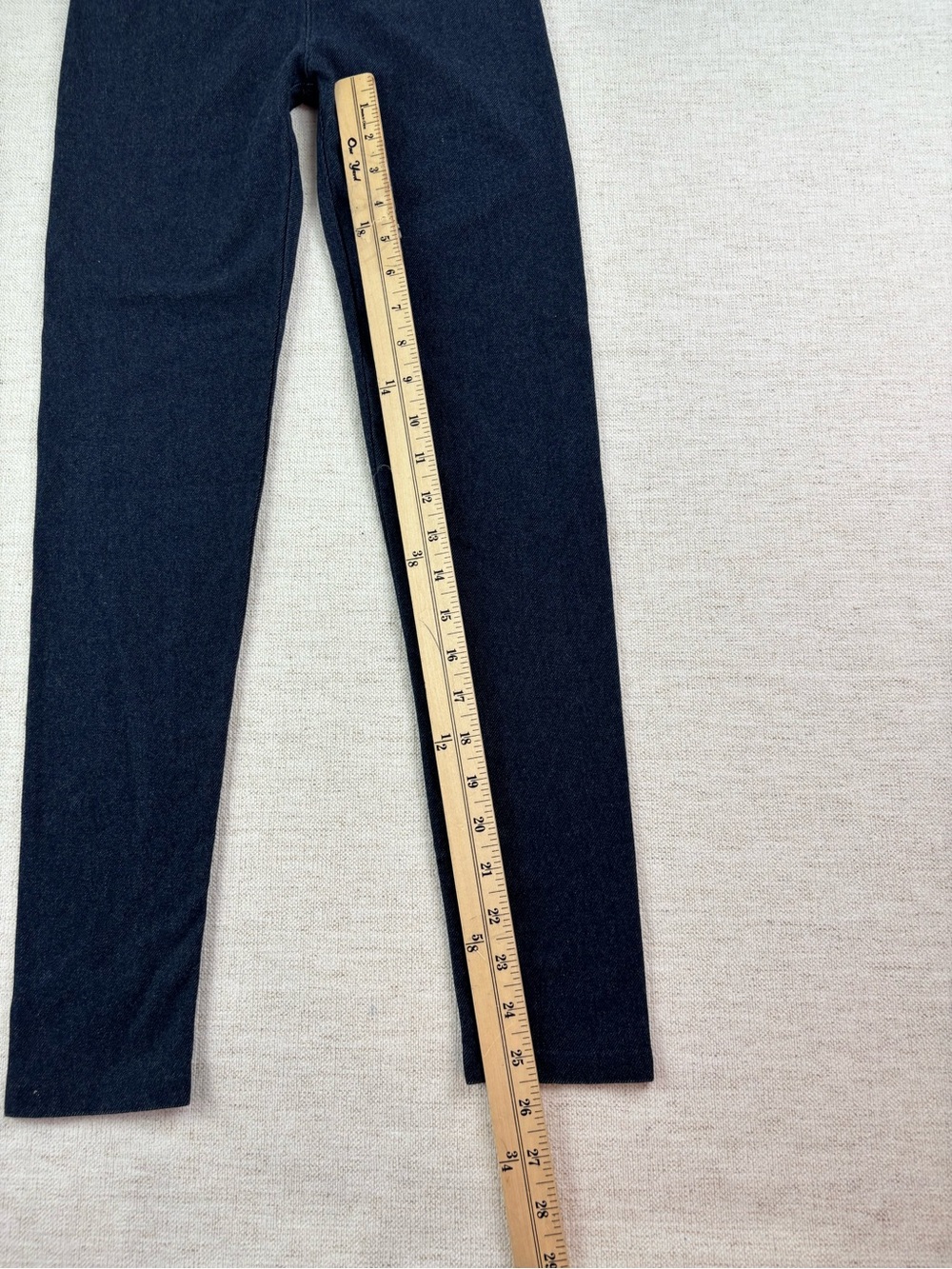 Crewcuts NWT girl's size 12 everyday leggings in dark denim - Picture 7 of 7